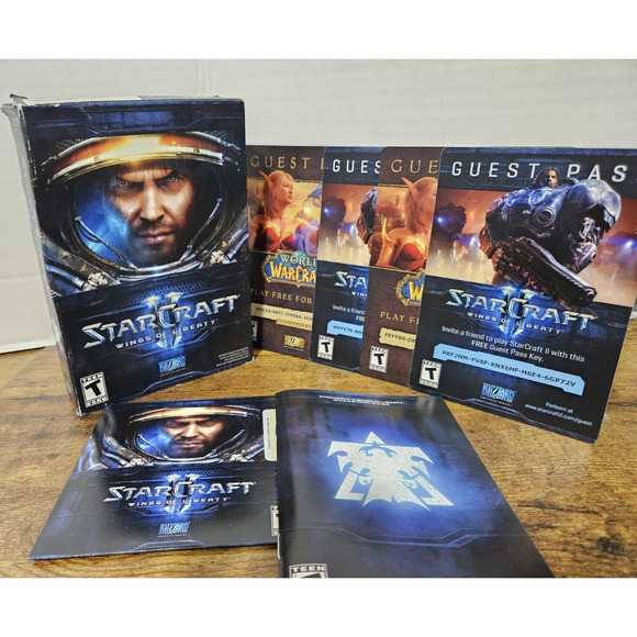 StarCraft, Star Craft Expansion Set Brood War & StarCraft II Wings of Liberty PC - Picture 4 of 9